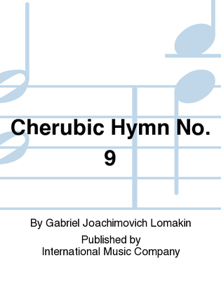 Book cover for Cherubic Hymn No. 9