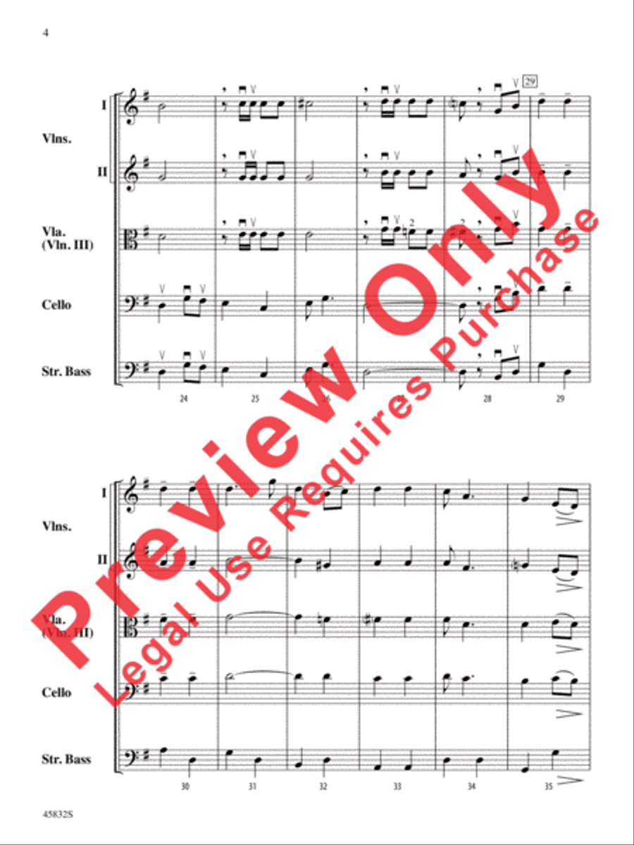 The Marines' Hymn String Orchestra scores gallery preview page 4