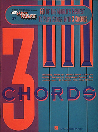 Book cover for E-Z Play Today #27 - 60 of the World's Easiest to Play Songs With 3 Chords