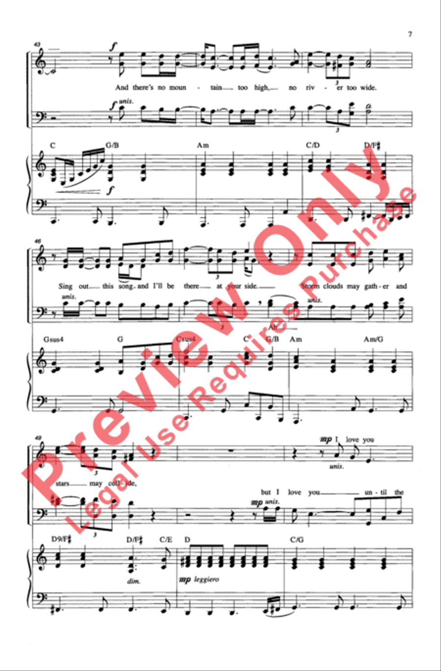 Come What May Come What May 4-Part scores gallery preview page 7