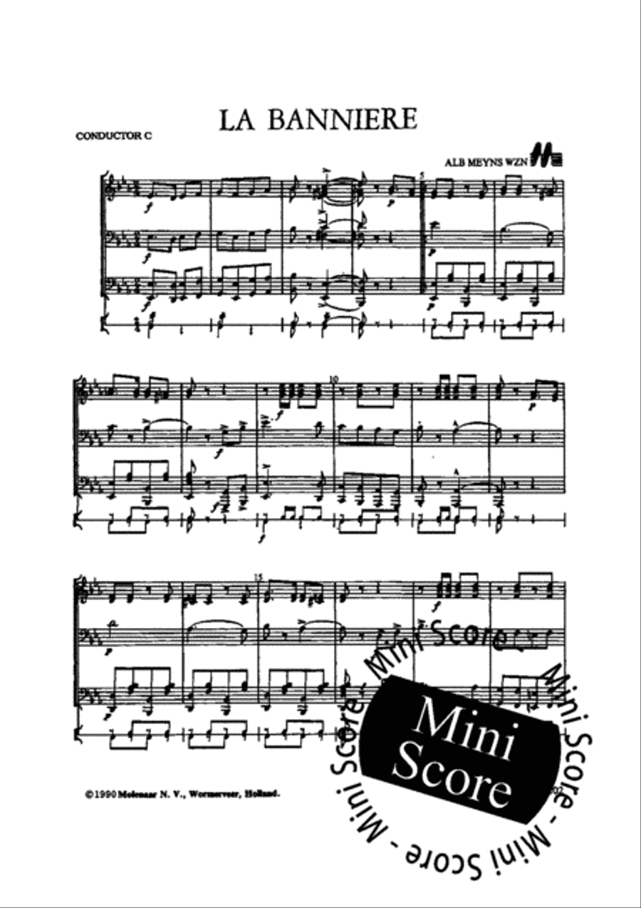 La Banniere Concert Band scores gallery preview page 5