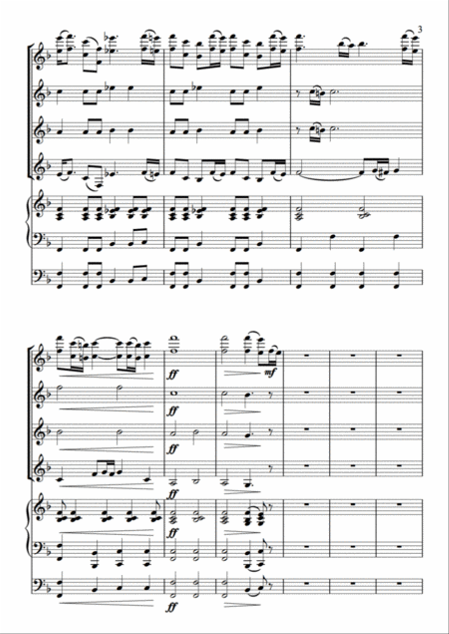 Jurassic Park Theme Jurassic Park Theme Set of Parts scores gallery preview page 5
