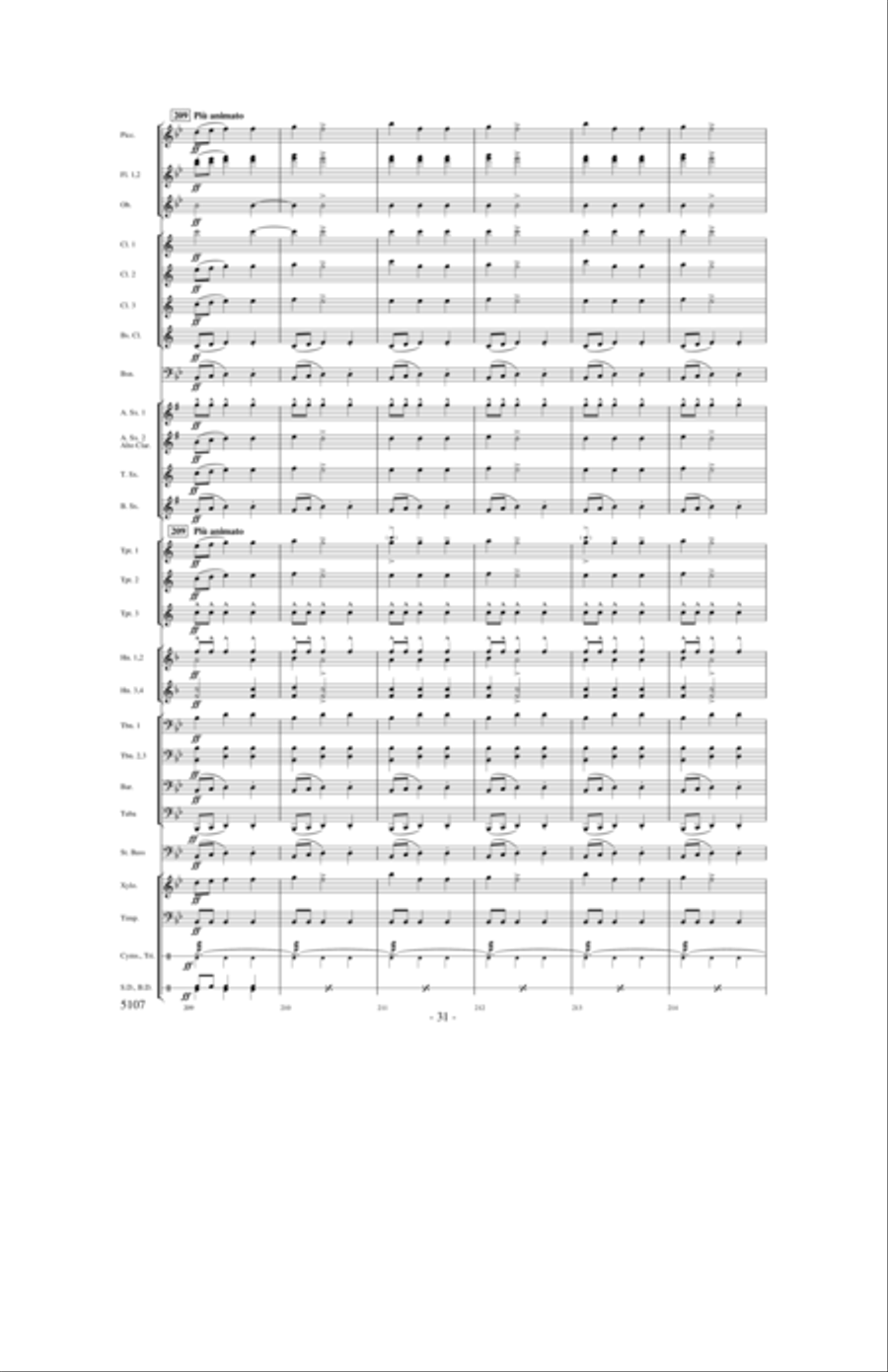 Slavonic Dance No. 1 Slavonic Dance No. 1 Concert Band scores gallery preview page 30