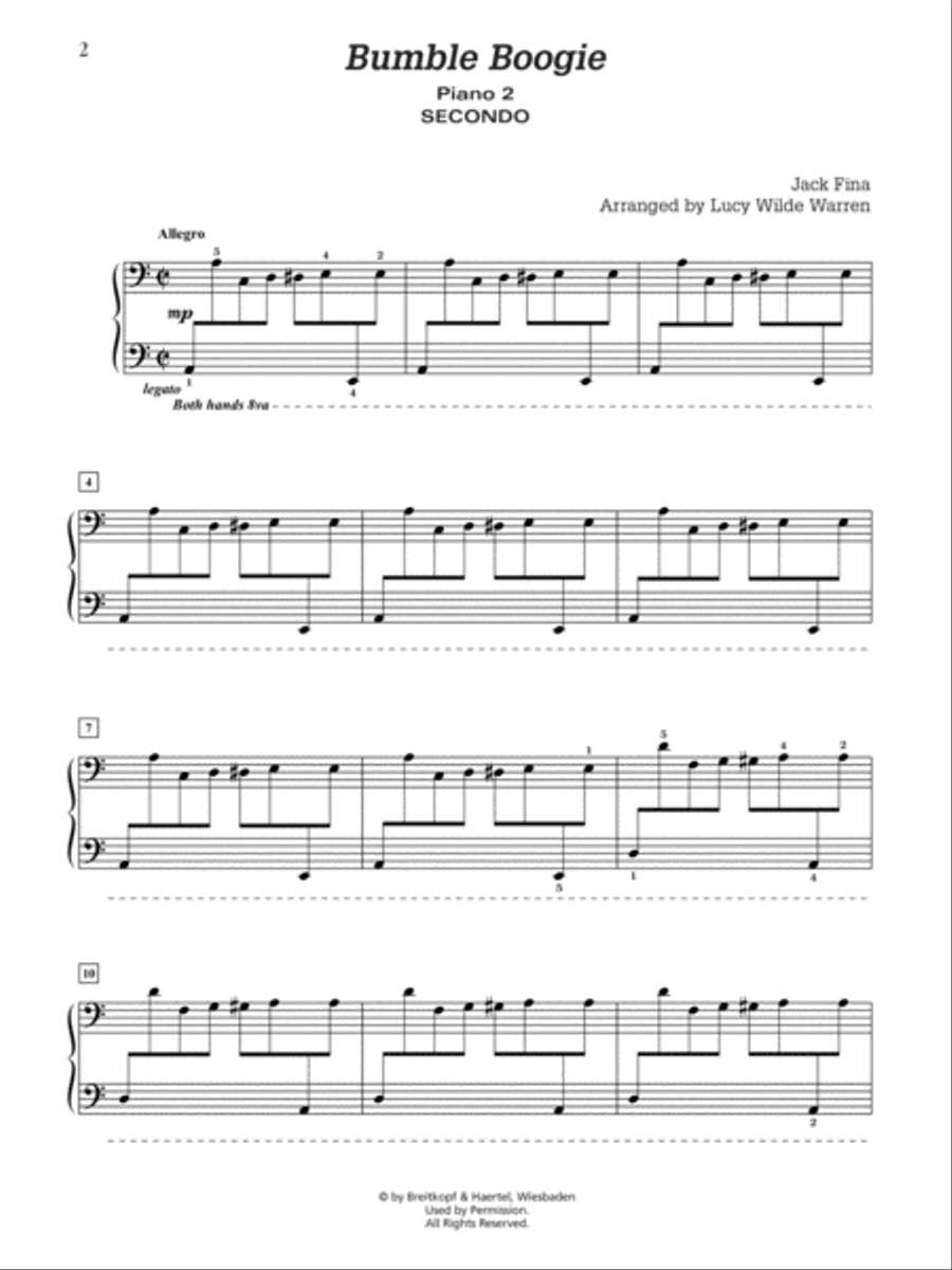 Bumble Boogie Bumble Boogie Small Ensemble scores gallery preview page 4