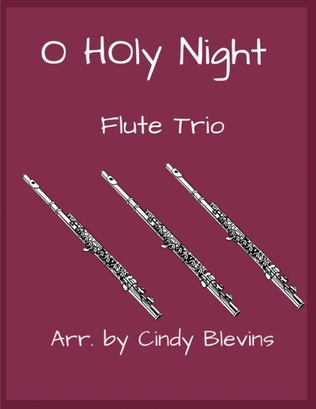 Book cover for O Holy Night, for Flute Trio