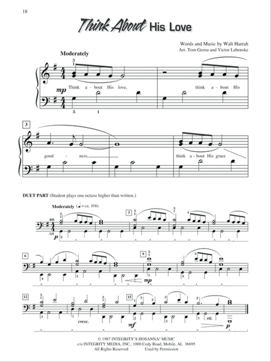 Play Praise -- Most Requested, Book 2 Easy Piano scores gallery preview page 9