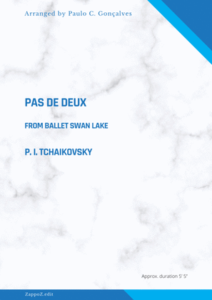 Book cover for PAS DE DEUX FROM SWAN LAKE