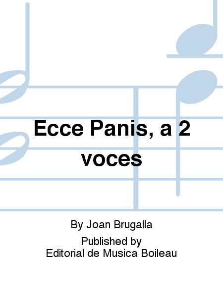 Ecce Panis, a 2 voces