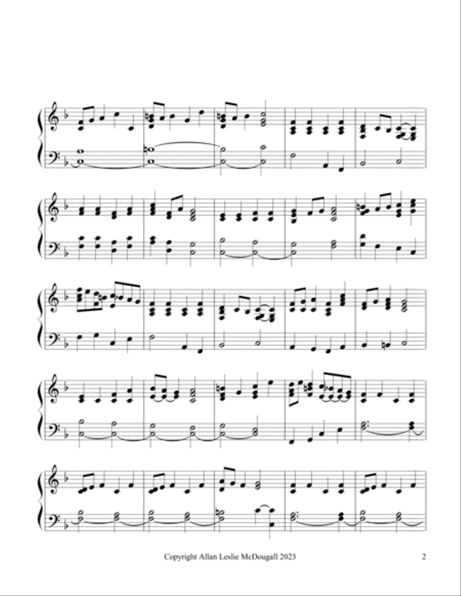 Pompous Processional Organ Solo scores gallery preview page 2
