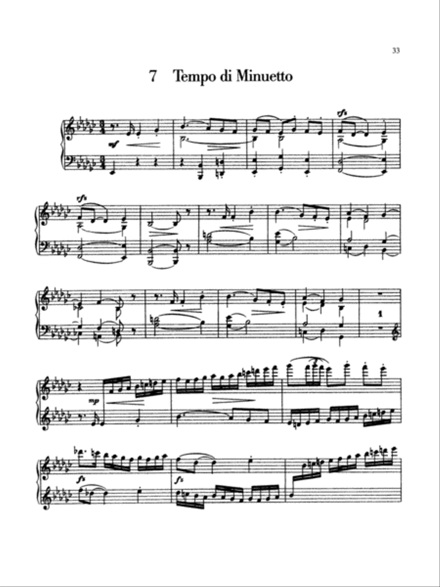 Sibelius: Ten Pieces, Op. 58 Piano Solo scores gallery preview page 1
