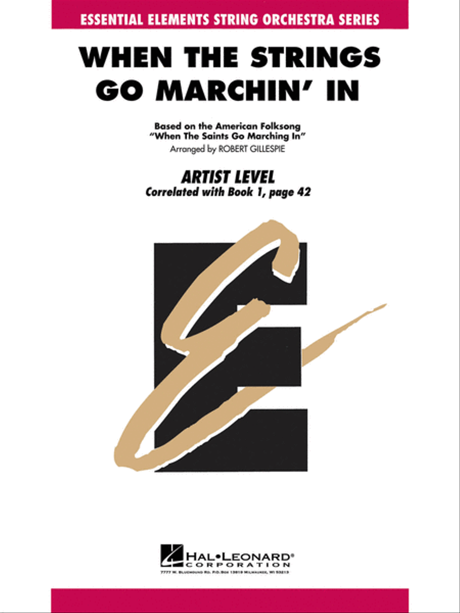 When the Strings Go Marching In String Orchestra scores gallery preview page 1