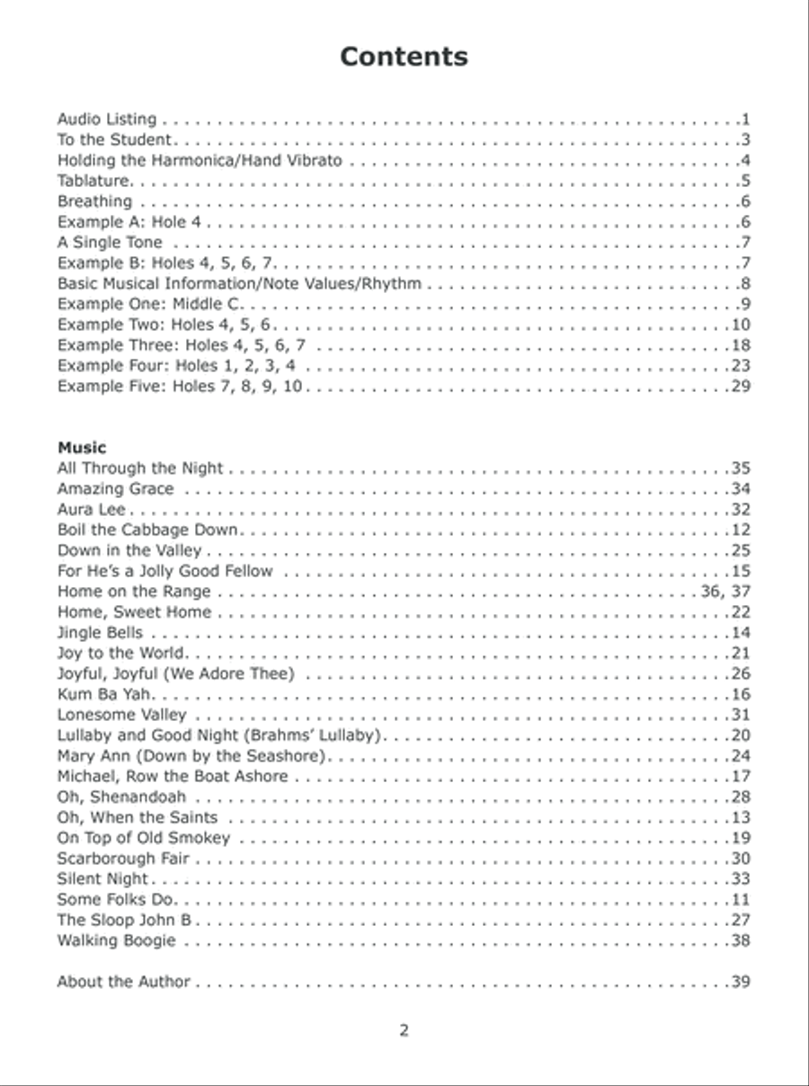 Dirt Simple Harmonica Harmonica scores gallery preview page 8