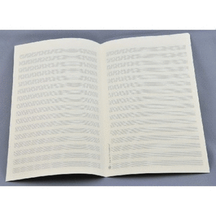 Music manuscript paper 16 staves