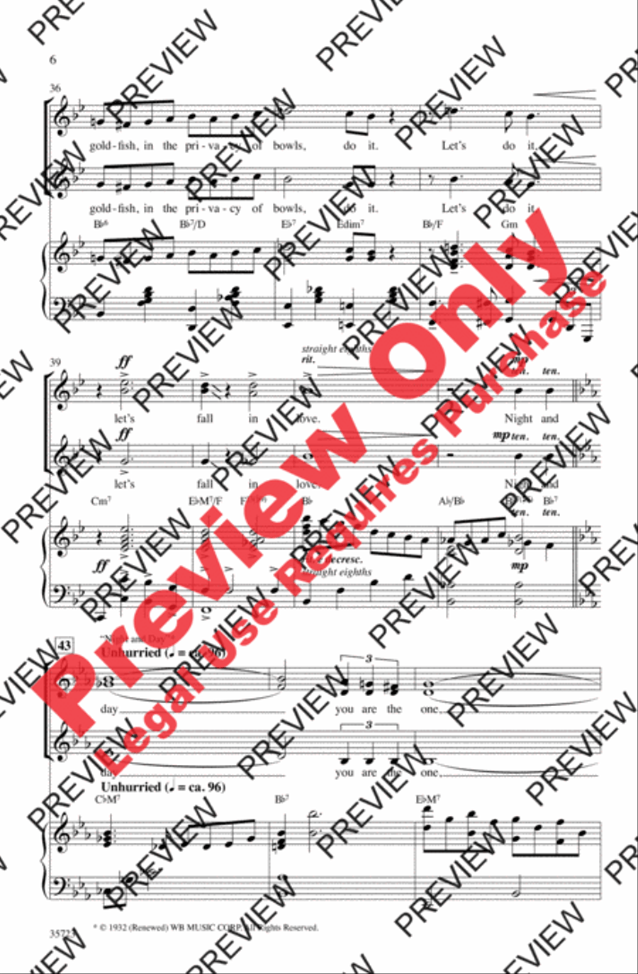 Let's Fall in Love Women's Choir scores gallery preview page 6