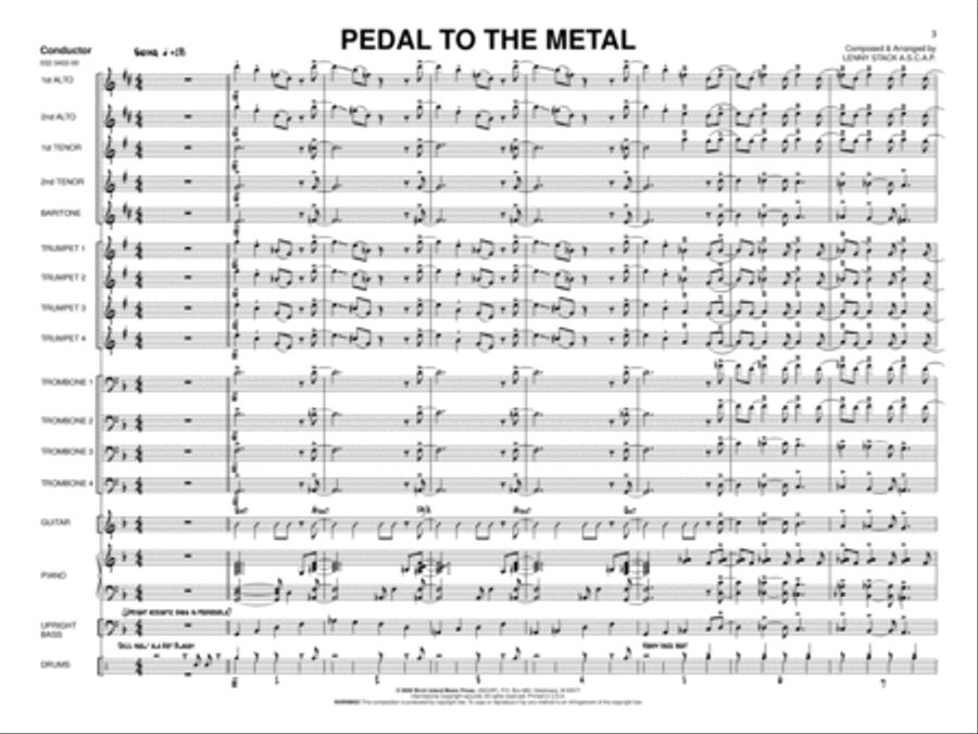 Pedal to the Metal Pedal to the Metal Jazz Ensemble scores gallery preview page 2