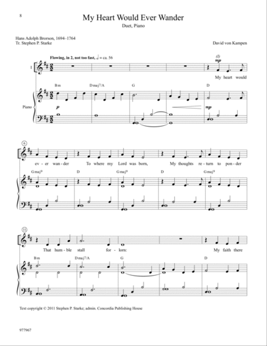Sacred Solos and Duets Unison Choir scores gallery preview page 3