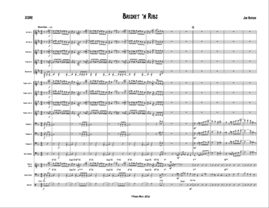 Brisket 'n Ribs Jazz Ensemble scores gallery preview page 3