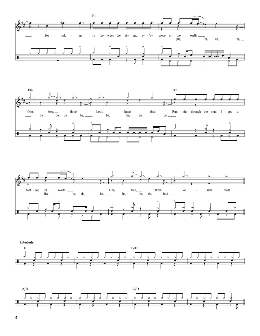 Animal Bar Animal Bar Drum Set scores gallery preview page 4