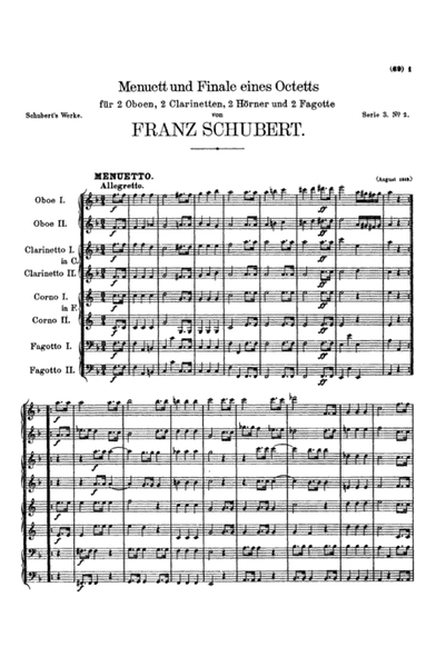 Schubert: Nonet and Two Octets