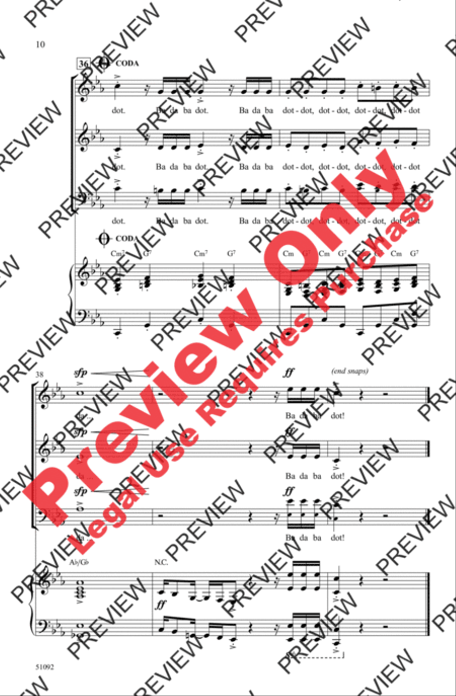 Beethoven's Fifth Beethoven's Fifth 3-Part scores gallery preview page 10