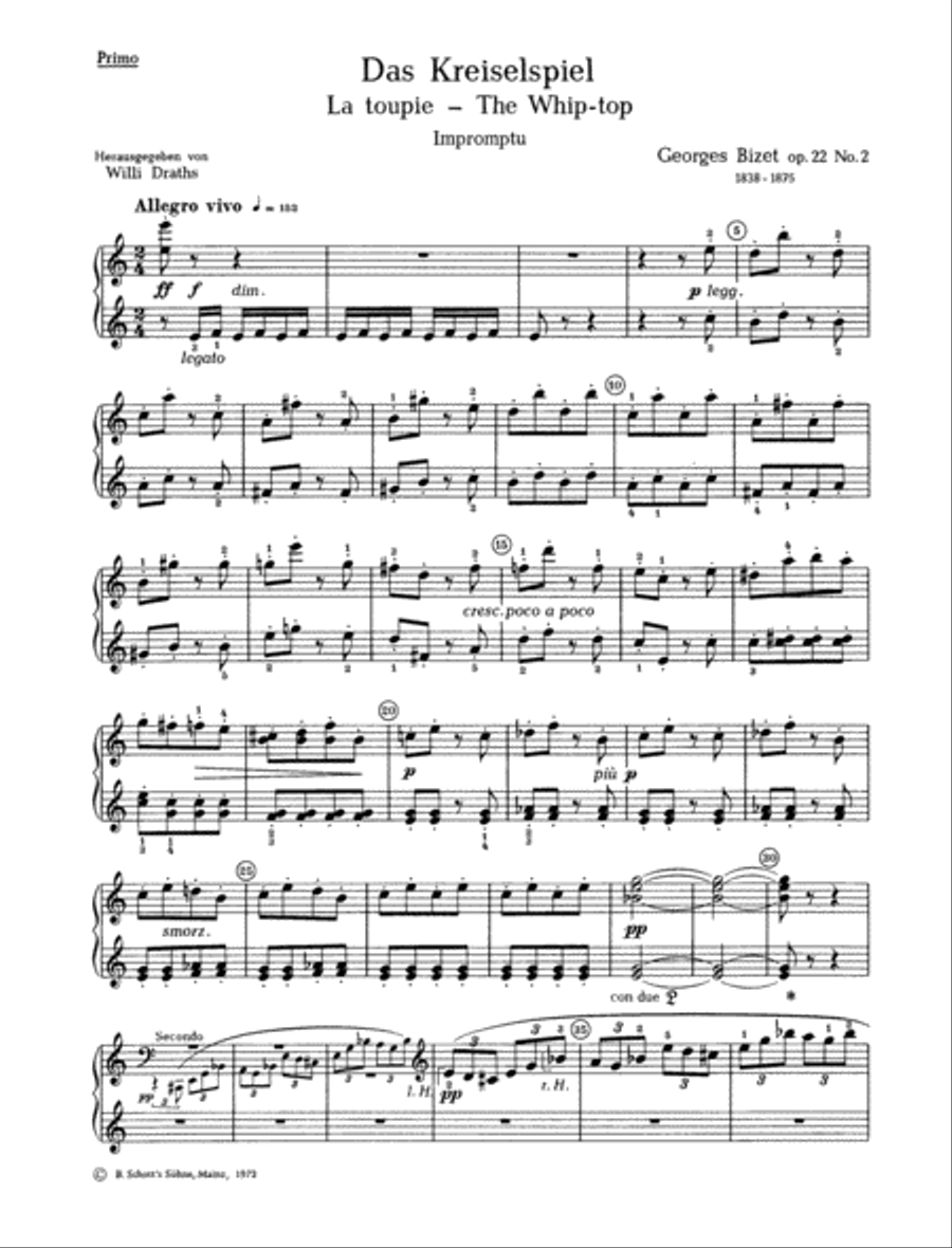 The Whip-top / The Doll The Whip-top / The Doll Piano Duet scores gallery preview page 2