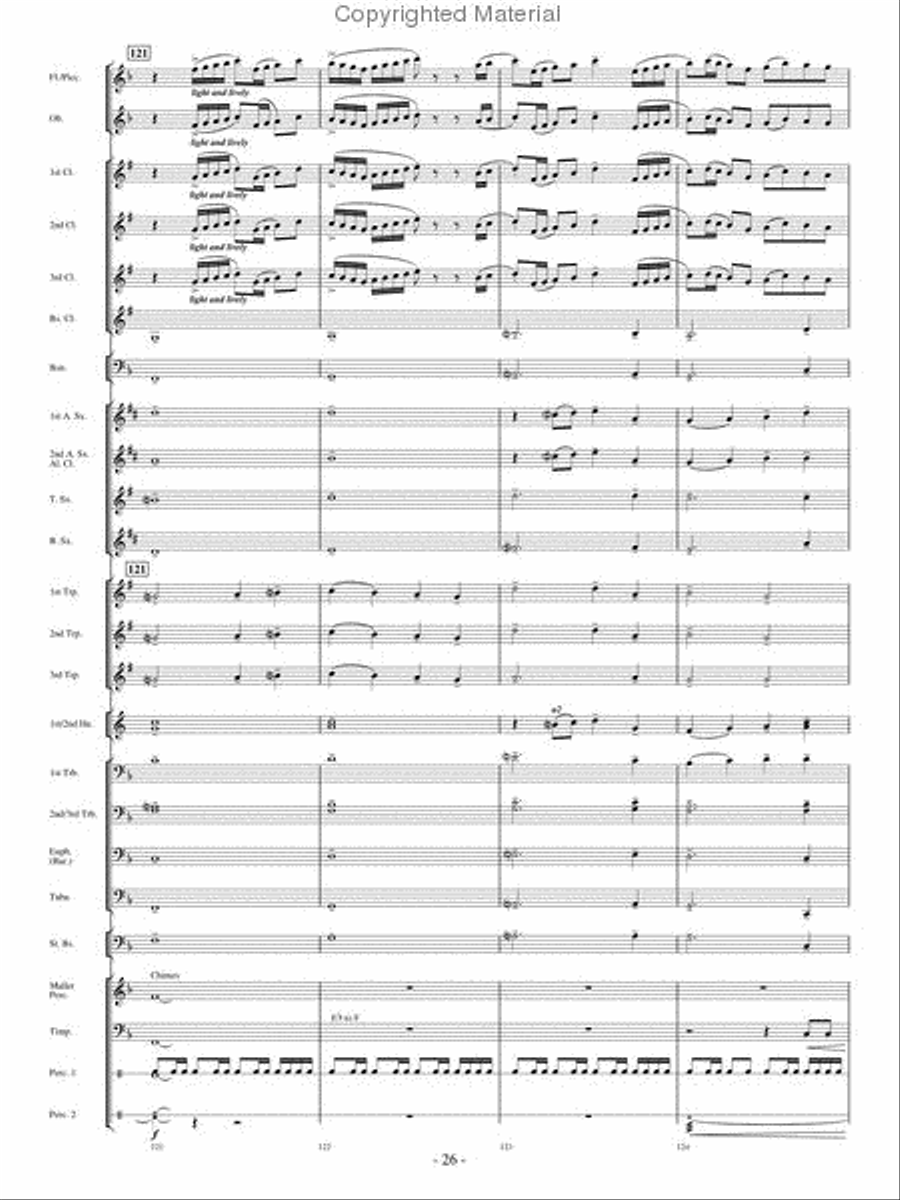 Make A Joyful Noise Concert Band scores gallery preview page 25