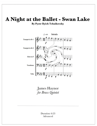Book cover for A Night at the Ballet - Swan Lake for Brass Quintet