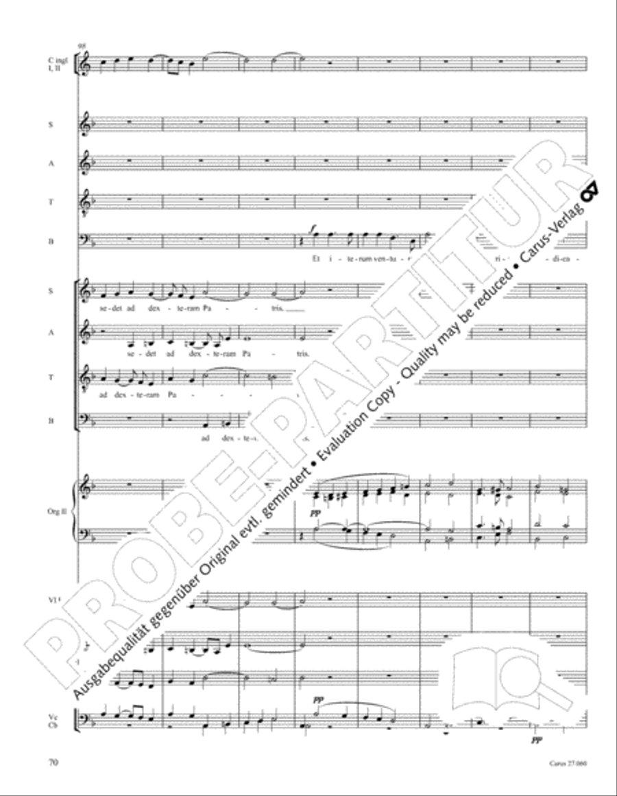Messe a quatre voix 4-Part scores gallery preview page 81
