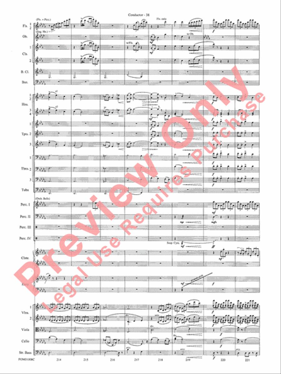 Harry Potter Symphonic Suite Full Orchestra scores gallery preview page 41