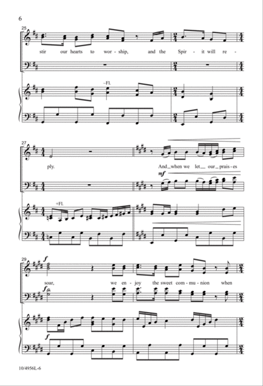 Winds of Alleluia 4-Part scores gallery preview page 6
