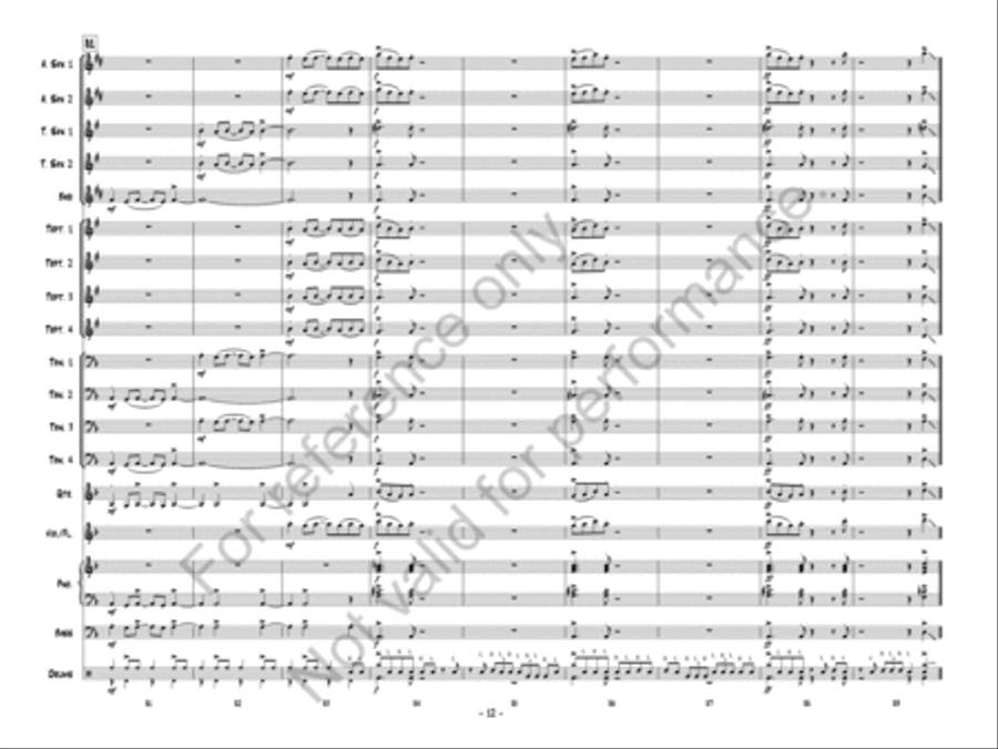 Two-Lip Blues Jazz Ensemble scores gallery preview page 13