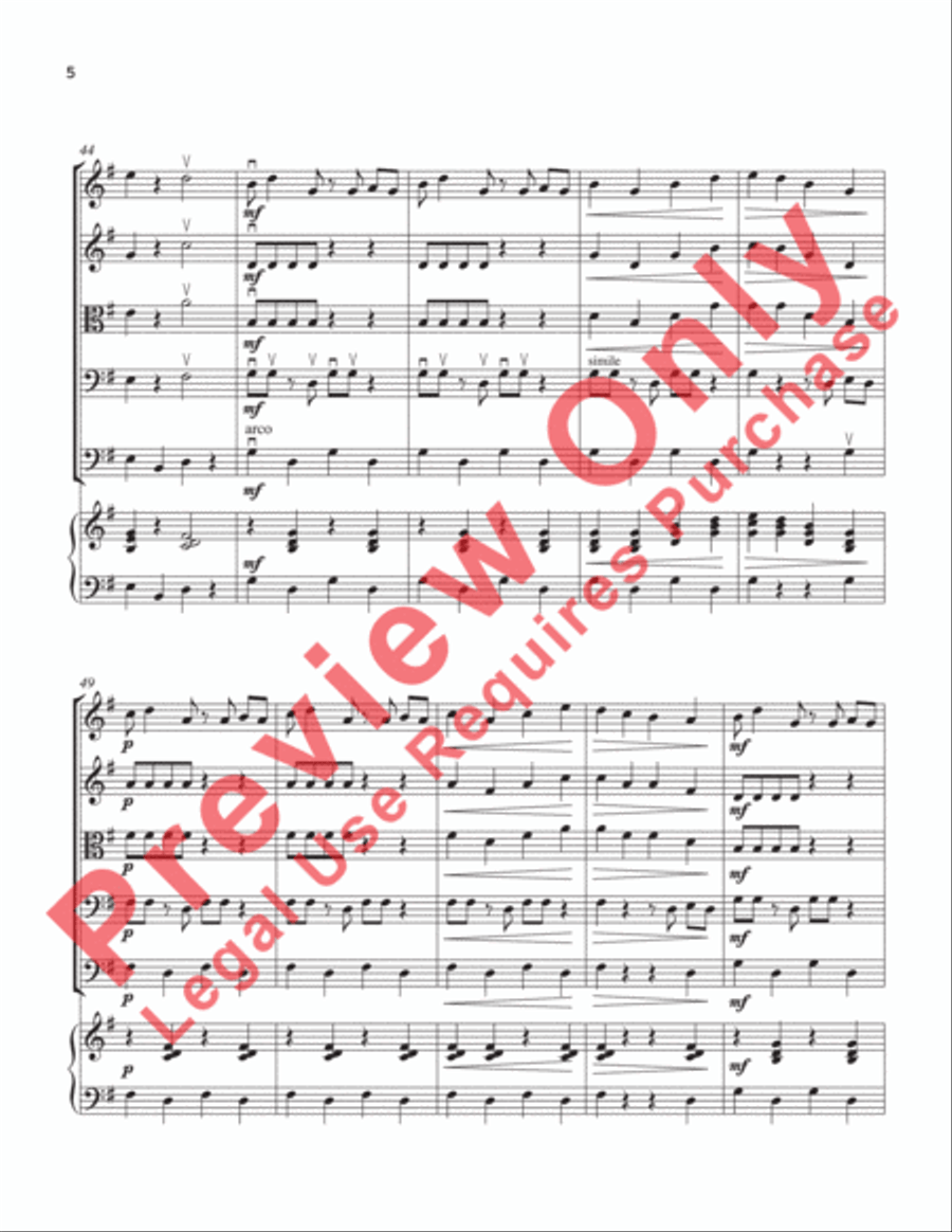 Summer Holiday String Orchestra scores gallery preview page 7