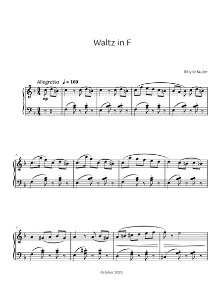 Waltz in F major image number null