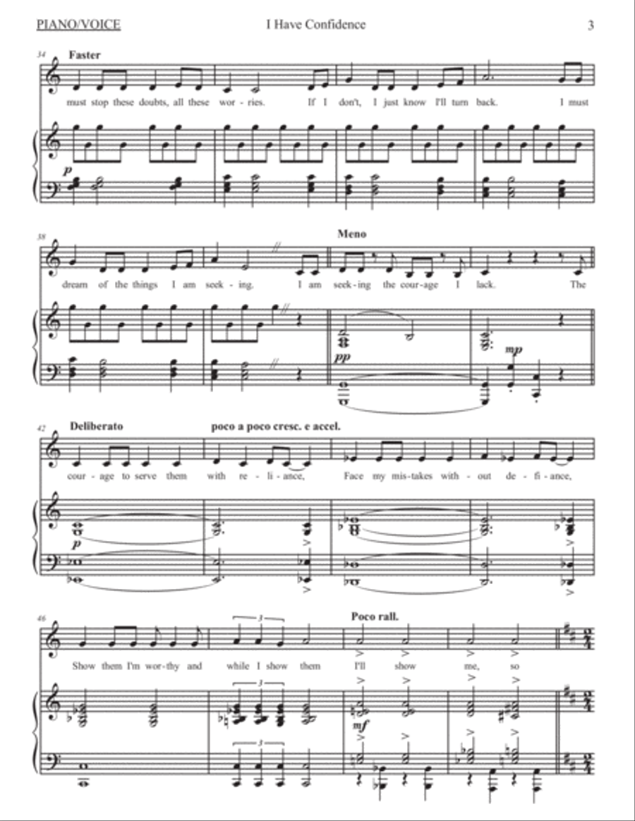 I Have Confidence Voice scores gallery preview page 5