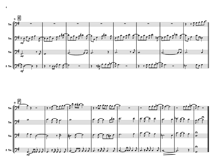 Creep Brass Ensemble scores gallery preview page 4