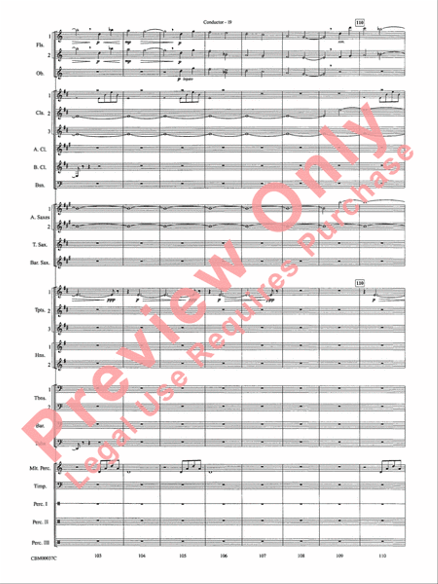 The Perfect Storm (from the Warner Bros. Motion Picture) Concert Band scores gallery preview page 22