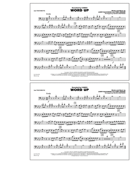 Word Up - 2nd Trombone