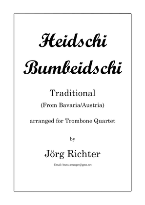 Book cover for Heidschi Bumbeidschi für Posaunenquartett