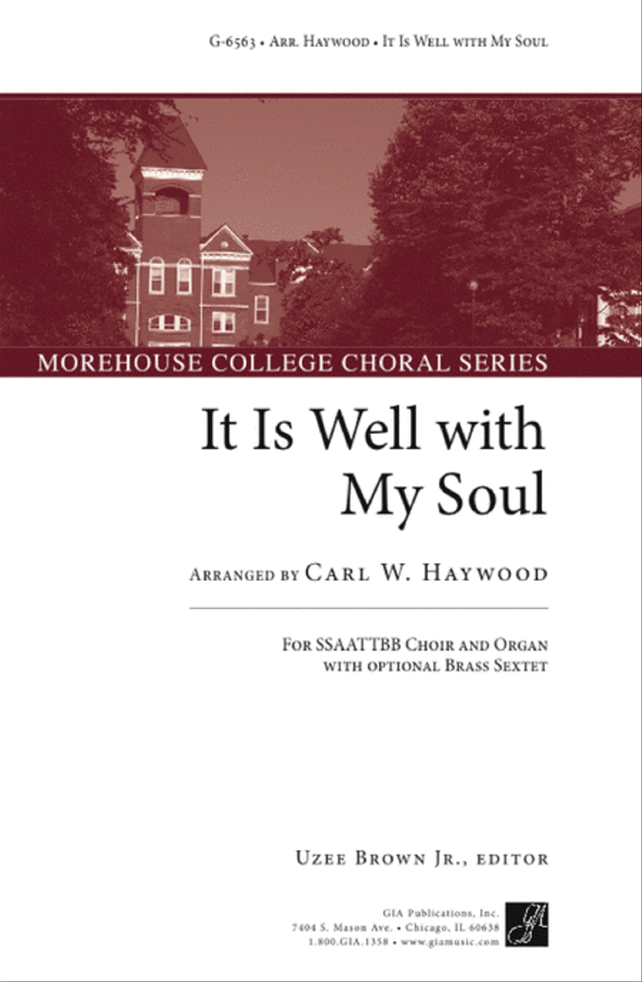 It Is Well With My Soul SSAATTBB scores gallery preview page 1