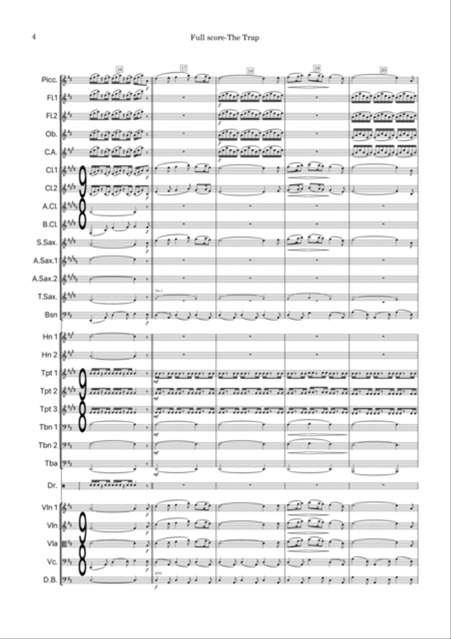 London Marathon Theme Full Orchestra scores gallery preview page 4