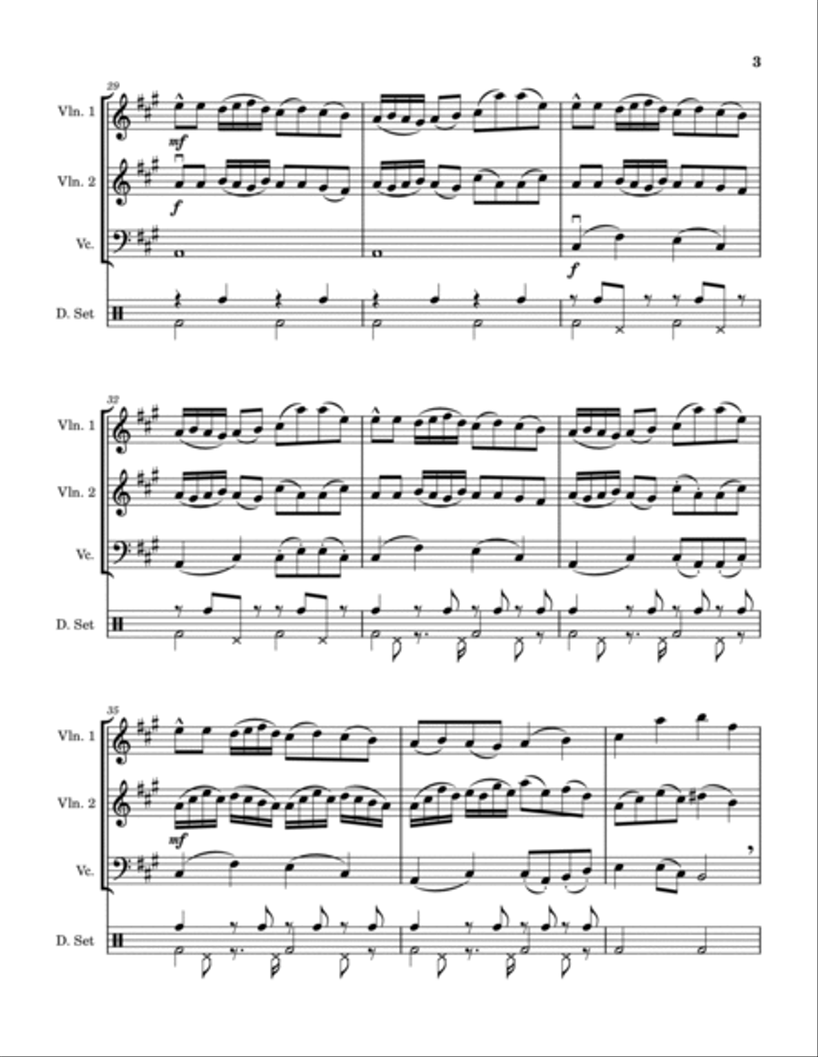 Autumn's Winter Chamber Music scores gallery preview page 3