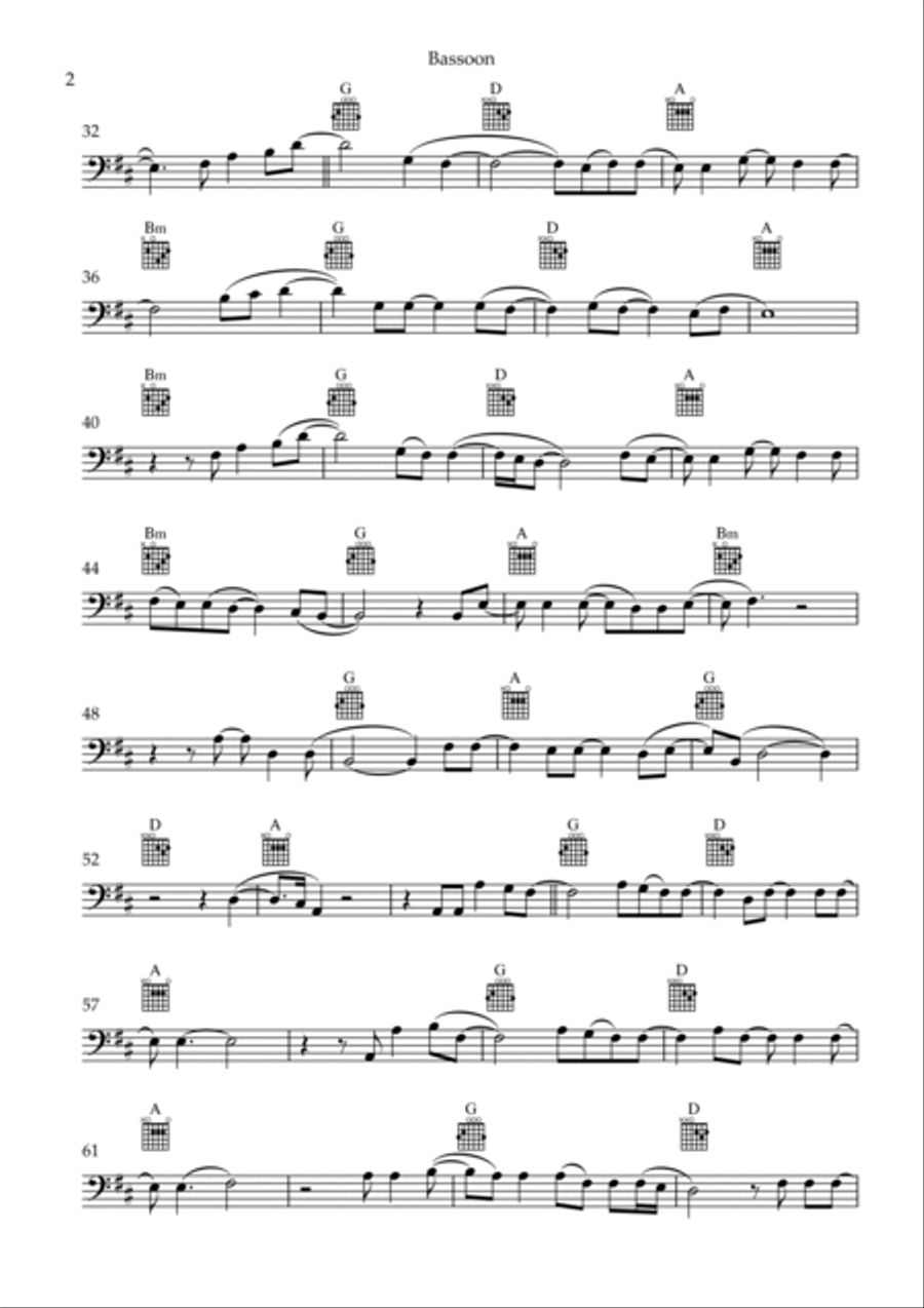 When I Get There Bassoon Solo scores gallery preview page 2