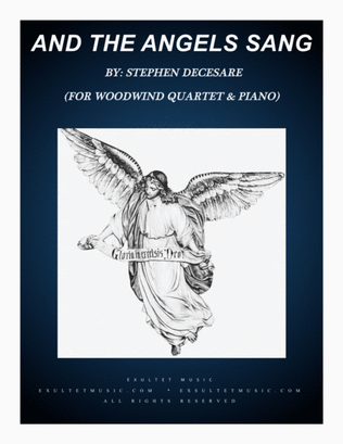 Book cover for And The Angels Sang (for Woodwind Quartet and Piano)