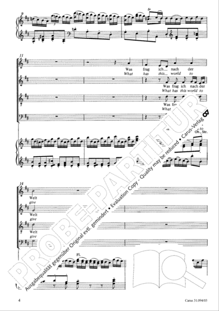 What has this world to give (Was frag ich nach der Welt) 4-Part scores gallery preview page 5