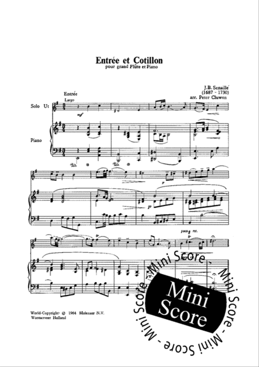 Entree et Cotillon Entree et Cotillon Piccolo scores gallery preview page 3