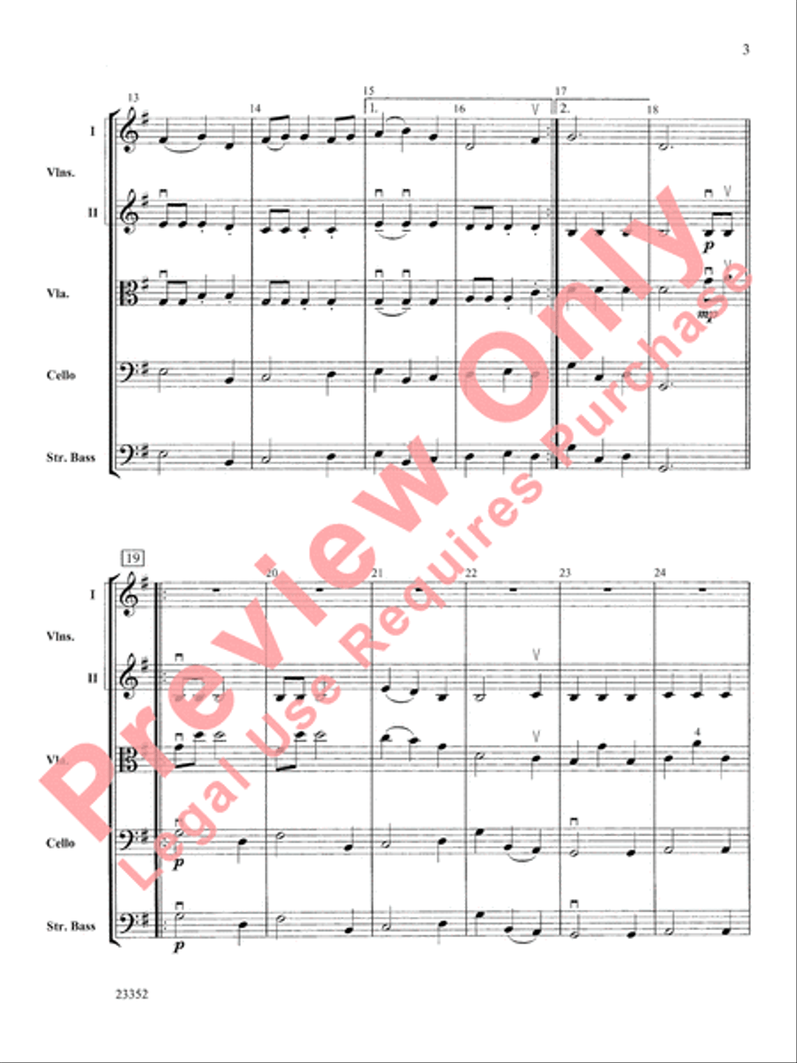 A Postcard from Tuscany String Orchestra scores gallery preview page 4