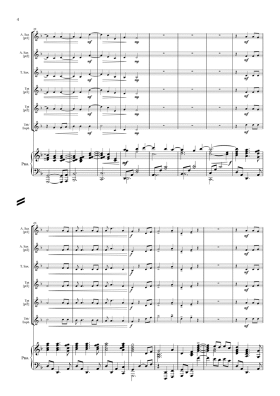 Psalm 23 (Theme From The Vicar Of Dibley) Tenor Saxophone scores gallery preview page 4