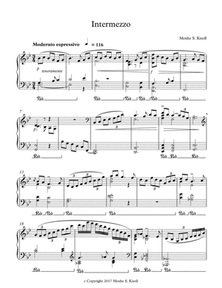 Intermezzo in B flat for Piano