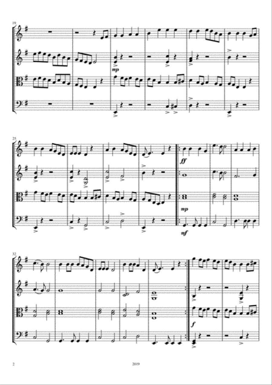 Nancy Mulligan String Quartet scores gallery preview page 2