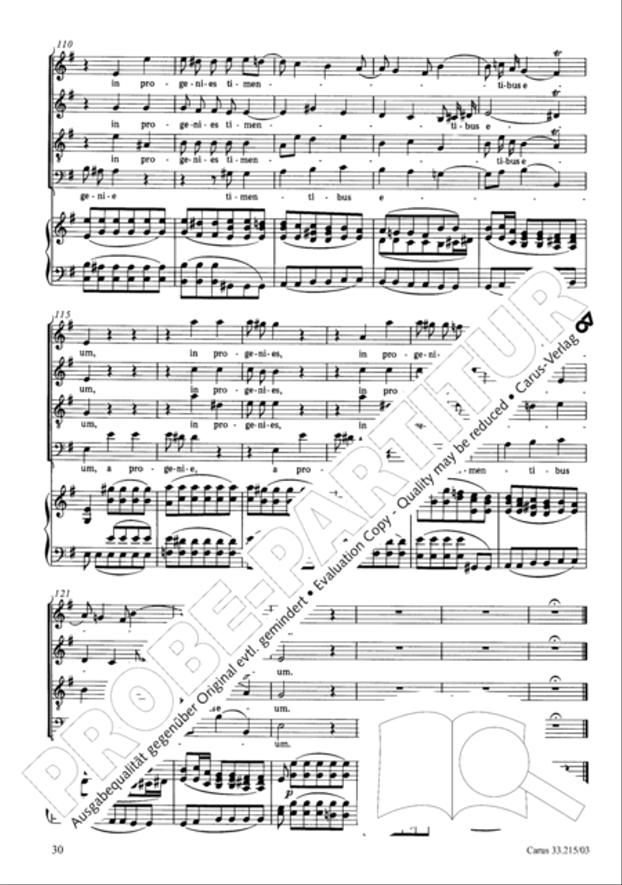 Magnificat Magnificat 4-Part scores gallery preview page 31